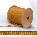 Καλώδιο Υφασμάτινο Στριφτό 2X0.75mm² Χρυσό