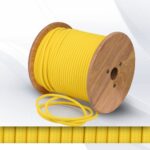 Καλώδιο Υφασμάτινο 2X0.75mm² Κίτρινο