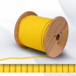 Καλώδιο Υφασμάτινο 2X0.75mm² Κίτρινο Σκούρο