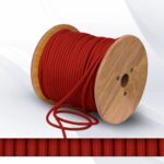 Καλώδιο Υφασμάτινο 2X0.75mm² Έντονο Κόκκινο
