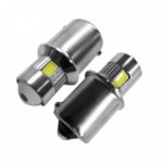 BAU15S με 6 SMD 5630 Ψυχρό Λευκό