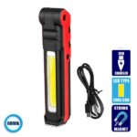 Φακός LED Slim Διπλό Φωτισμό στο Πάνω Μέρος 3 Watt και Πλαϊνό COB 5 Watt