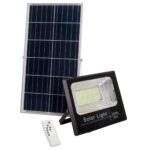 Ηλιακός Προβολέας  200W 16000lm με Αισθητήρα Ημέρας-Νύχτας και Ασύρματο Χειριστή