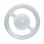 LED Φωτιστικό οροφής βάση Fix + E27 16W+4W NW 4000K