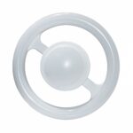 LED Φωτιστικό οροφής βάση Fix+E27 με radar sensor 16W+4W 4000k