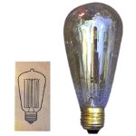 Λάμπα Ντεκόρ Edison Vintage ST64 E27 40W Θερμό