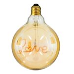 Λάμπα Love E27 G125 FILAMENT 4W Ultra Θερμό Λευκό 2200 K