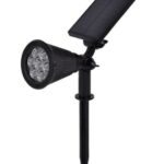 Led Ηλιακό Φωτιστικό ΣΠΟΤ Κήπου Ψυχρό Λευκό 60LM 1.5W