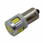 BA9S Can Bus με 6 SMD 5630 LED Ψυχρό Λευκό
