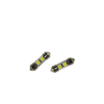 Σωληνωτός Απλός 31mm με 2 SMD (με γυάλινο κάλυμμα) Μπλέ