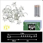 20 LED Μπαταρίας Αστέρια ΛΕΥΚΟ Control