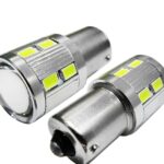 Λαμπτήρας BAU15S με 12 SMD 5630 + 5 Watt CREE 9-32v Ψυχρό Λευκό