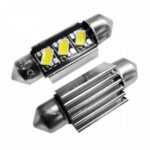 Σωληνωτός 39mm Can Bus 5630SMD με 3 SMD Ψυχρό Λευκό