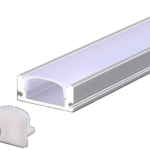 Προφίλ/Κανάλι Αλουμινίου  Λευκό Σώμα L=2mm,17.4x7x12.4mm