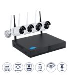 Ασύρματο Καταγραφικό με 4 x Camera 2MP 1080P WiFi 150° Μοιρών - Αδιάβροχο