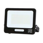 Προβολέας LED 100 Watt Μαύρο IP65 με καλώδιο 15cm 6000K