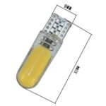 LED T10 COB 12-Core Can Bus 12V Μπλέ 1 Τεμάχιο