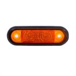 LED Όγκου με 2 LED 24V IP66 Πορτοκαλί 75mm х 22mm