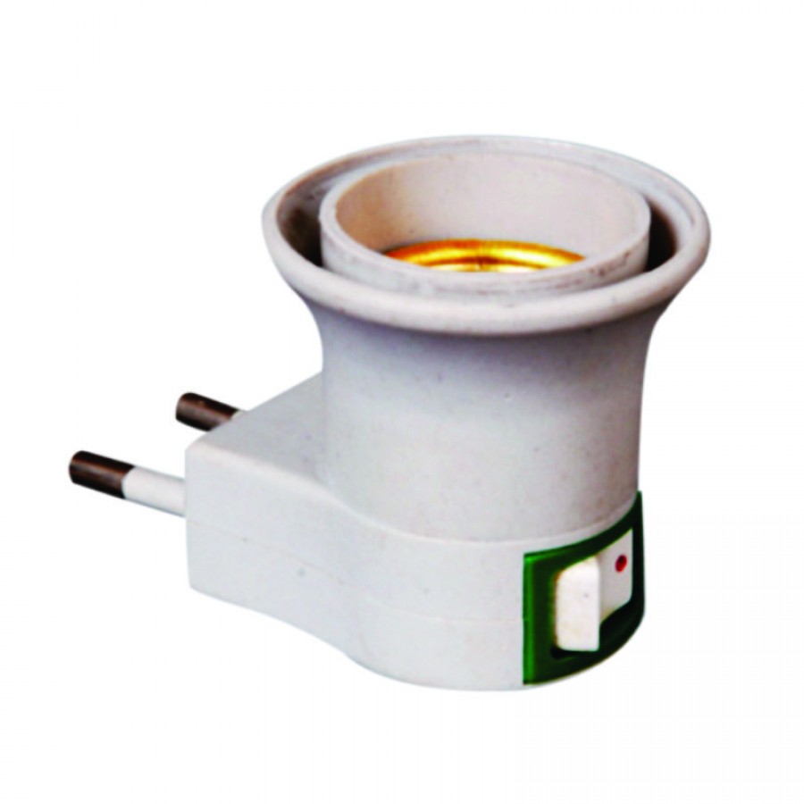 Βάση Ε27 με διακοπτάκι MAX 40W