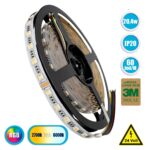 Ταινία LED SMD 5050 RGBW + WW 5in1 5m 20.4W/m  24V IP20