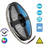RGB Tαινία LED SMD 3535 SUPER BRIGHT  30W/m DC 24V IP20