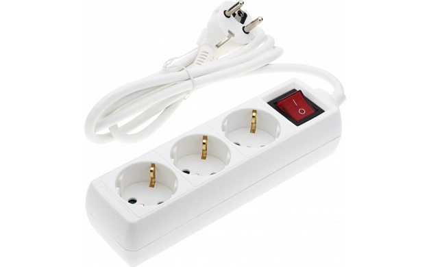 Πολύμπριζο 3 Θέσεων με καλώδιο 1,5 μέτρο