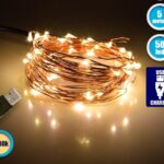 Διακοσμητική Γιρλάντα 5 Μέτρων  3 Watt  Χάλκινα Θερμό Λευκό