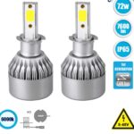 H3 C6 Line KIT ΒCan-Bus Series LED CREE  72W  DC 8-48V Αδιάβροχο IP65 Ψυχρό Λευκo