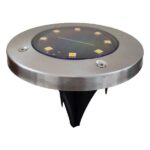 Ηλιακό φωτιστικό κήπου καρφωτό Φ120X130MM 4000Κ