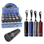 Φάκος Μεταλλικός 9LED 8,2x2,3cm