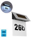 Ηλιακό Φωτιστικό 1W με Αισθητήρα Ημέρας-Νύχτας για Αρίθμηση Διεύθυνσης Δρόμου