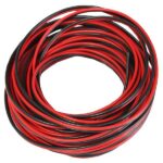 Καλώδιο μαυρο κόκκινo 2x1mm