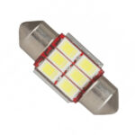 Σωληνωτός 31mm Can Bus 5630SMD με 6 SMD Ψυχρό Λευκό