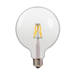 Led λάμπα Filament  Ε27  6,5 Watt (GLOBO G125) Λευκό ημέρας