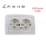 Πρίζα Σούκο Διπλή