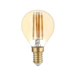 Λαμπτήρας E14 Led Filament 4Watt Χρυσό Γυαλί