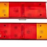 Σετ Φανάρια Φορτηγού με Μπρίζα 12V / 24V Φρένων - Φλας - Όπισθεν - Πορείας - Πινακίδα 46cm x 13cm