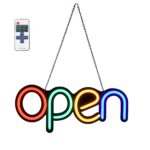 Φωτεινή Επιγραφή NEON LED Σήμανσης Animated  OPEN 30W με Διακόπτη On/Off και Ασύρματο Χειριστήριο IR