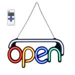 Φωτεινή Επιγραφή NEON LED Σήμανσης Animated OPEN 30W με Διακόπτη On/Off και Ασύρματο Χειριστήριο IR