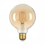 Λαμπτήρας Led G95 Filament  GOLDEN GLASS  4 Watt 2700K