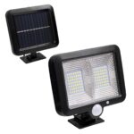 Αυτόνομος Ηλιακός Προβολέας  10W 260lm  με Αισθητήρα Ημέρας-Νύχτας - PIR Αισθητήρα Κίνησης  Ψυχρό Λευκό