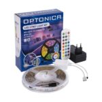 LED Σετ Ταινία με Adapter + IR Κοντρόλερ + Τηλεχειριστήριο RGB 60LEDs 5μ