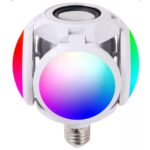 Λάμπα LED 30w RGBW με Τηλεχειριστήριο και Bluetooth speaker