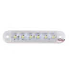 LED Όγκου με 6 LED 12V/24V IP66 Λευκό 100mm х 20mm x 10mm