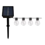 Led Ηλιακό Φωτιστικό Γιρλάντα με 20λάμπες 2700Κ  clear