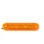 LED Όγκου με 6 LED 12V/24V IP66 Πορτοκαλί 100mm х 20mm x 10mm