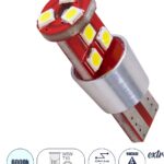 T10  Can-Bus  9 SMD 3030 6W DC 24-32V  Ψυχρό Λευκό