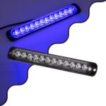 Μπάρα Σήμανσης 10 Προγραμμάτων  STROBE 15W  12-24V Μπλε
