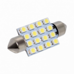 Σωληνωτός LED 36mm με 16 SMD 1210 Ψυχρό Λευκό