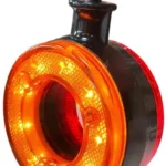 LED Φωτιστικό Σκουλαρίκι Πλευρικής Σήμανσης Πορτοκαλί / Κόκκινο 24V για Scania / Volvo / MAN / DAF / Mercedes